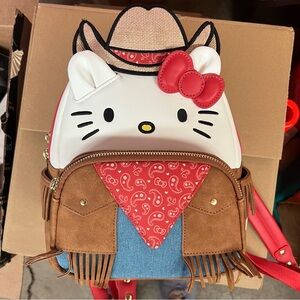 Lounged Hello Kitty Western Country backpack
